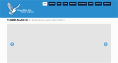 Desktop Screenshot of firma-taube.de