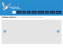 Tablet Screenshot of firma-taube.de